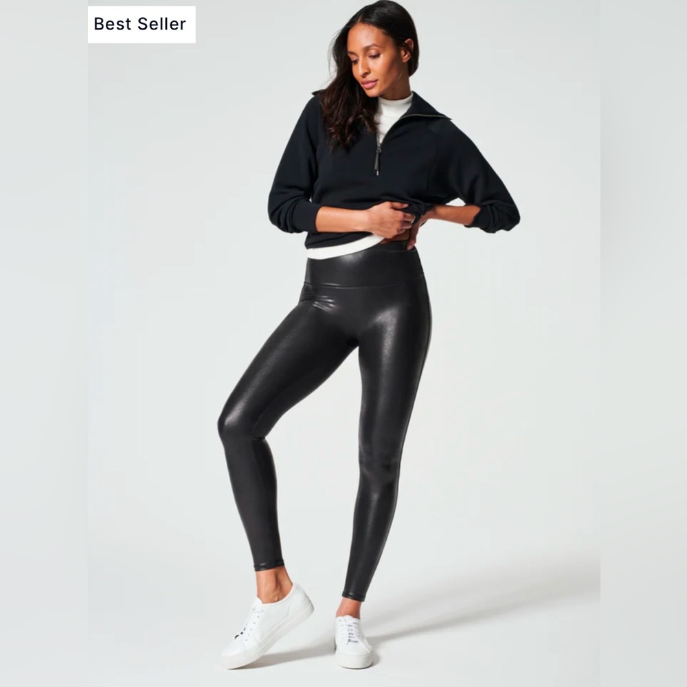 Spanx Faux Leather Leggings